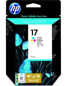 HP 17 TRI COLOUR INKJET HP NO 17 TRI COLOUR INKJET CAR840C 843C   (15ML)