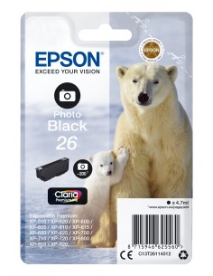 EPSON T2611 PHOTO BLACK INK CLARIA PREMIUM POLAR BEAR INK