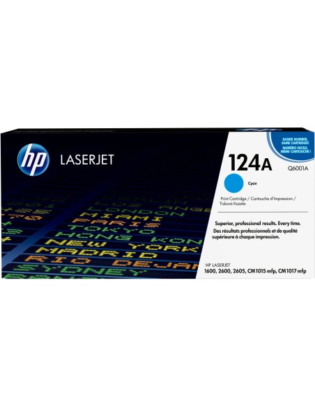 HP 124A Cyan Original LaserJet Toner Cartridge