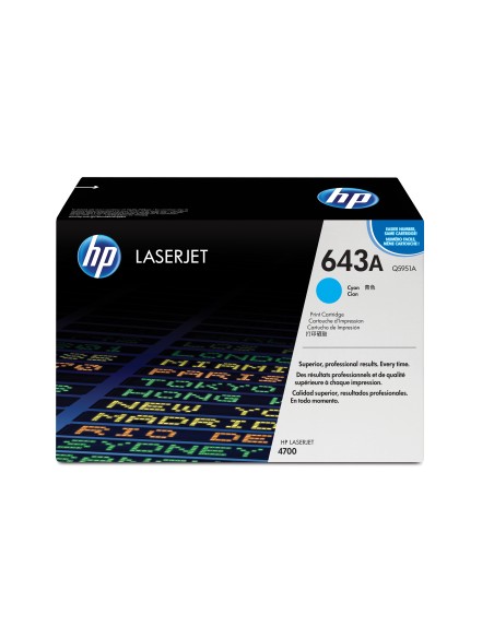 HP 643A Cyan Original LaserJet Toner Cartridge