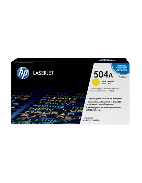 HP 504A Yellow Original LaserJet Toner Cartridge