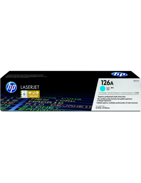 HP 126A Cyan Original LaserJet Toner Cartridge