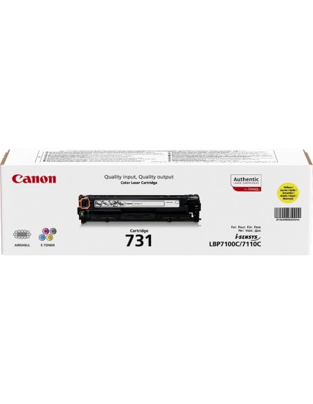 Canon 731 toner cartridge 1 pc(s) Original Yellow