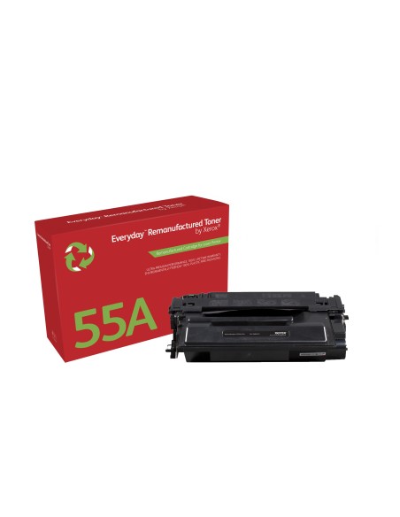 Everyday ™ Mono Remanufactured Toner by Xerox compatible with HP 55A (CE255A), Standard capacity