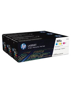 HP 305A 3-pack Cyan Magenta Yellow Original LaserJet Toner Cartridges