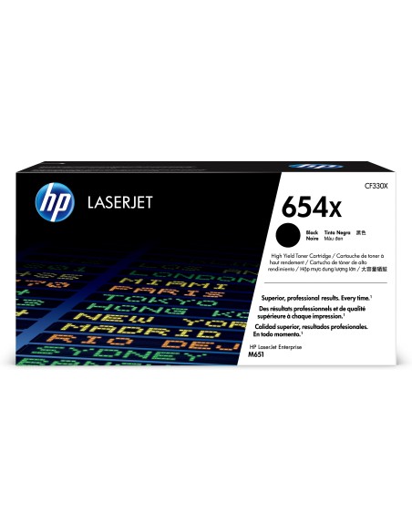 HP 654X High Yield Black Original LaserJet Toner Cartridge
