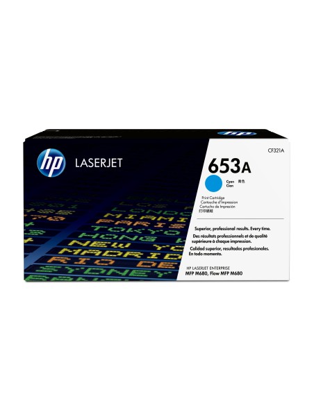 HP 653A Cyan Original LaserJet Toner Cartridge
