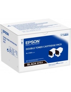 Epson Double Black Toner Cartridge Pack 2 x 7.3k