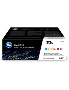 HP 312A Cyan Tri-Pack LaserJet Toner Cartridge