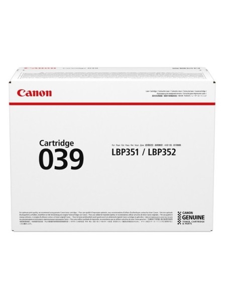 Canon 039 toner cartridge 1 pc(s) Original Black