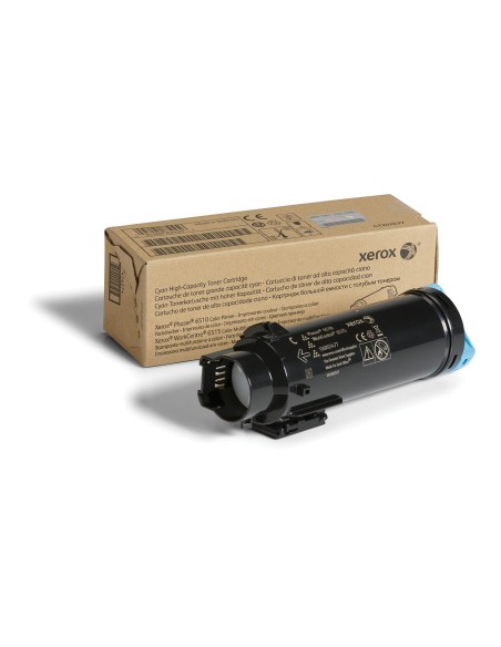 Xerox Genuine Phaser® 6510, WorkCentre® 6515 Cyan High capacity Toner Cartridge (2400 Pages) - 106R03477