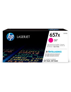 HP 657X High Yield Magenta Original LaserJet Toner Cartridge