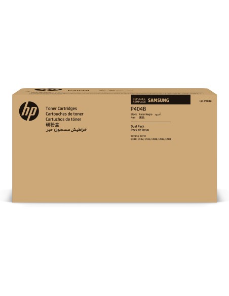 Samsung CLT-P404B 2-pack Black Original Toner Cartridge