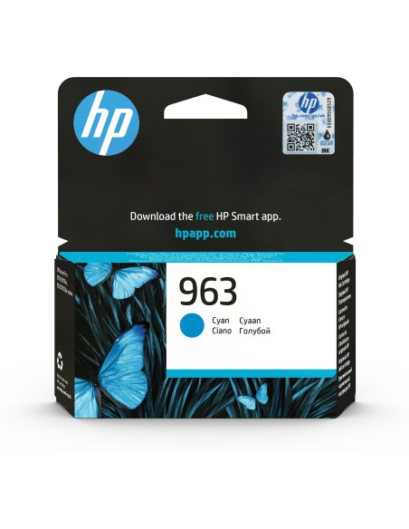 HP 963 Cyan Original Ink Cartridge