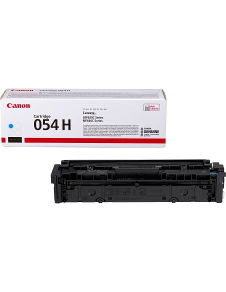 Canon 054 H High Yield Toner Cartridge, Cyan