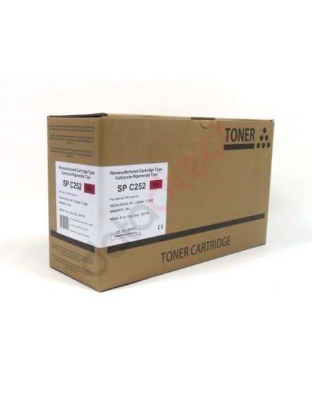 Data Direct Ricoh SPC 252DN SF Toner Magenta Remanufactured 6K 407718