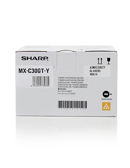 Sharp MXC30GTY toner cartridge 1 pc(s) Original Yellow