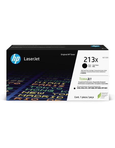 HP 213X High Yield Black Original LaserJet Toner Cartridge