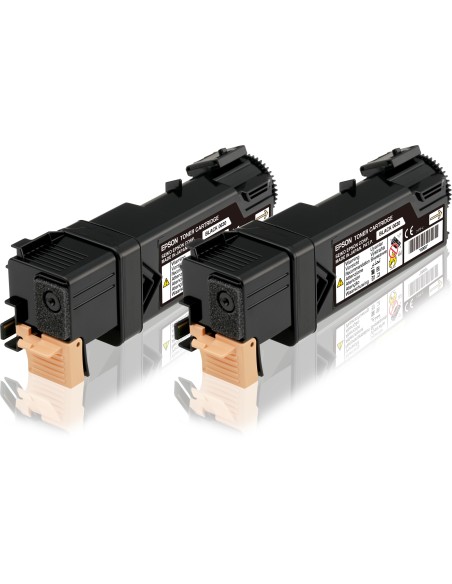 Epson Double Toner Cartridge Pack Black 3kx2