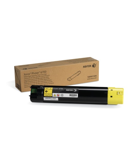 Xerox Genuine Phaser™ 6700 Yellow High capacity Toner Cartridge (12000 Pages) - 106R01509