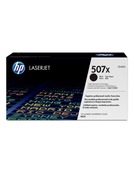 HP 507X High Yield Black Original LaserJet Toner Cartridge