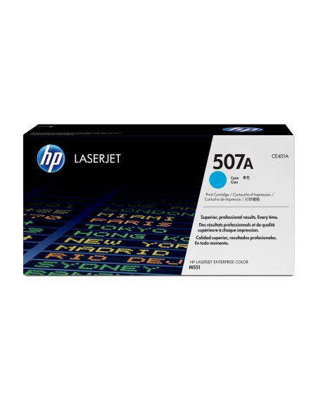 HP 507A Cyan Original LaserJet Toner Cartridge