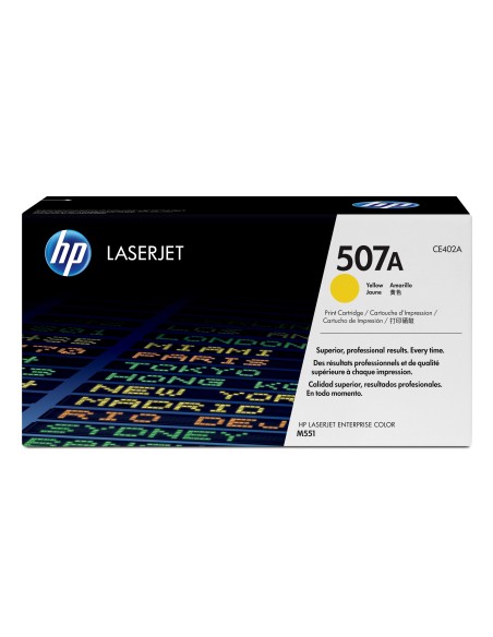 HP 507A Yellow Original LaserJet Toner Cartridge