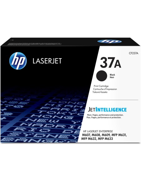 HP 37A Black Original LaserJet Toner Cartridge