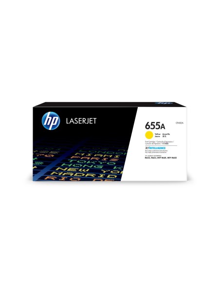 HP 655A Yellow Original LaserJet Toner Cartridge