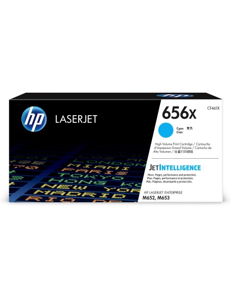 HP 656X High Yield Cyan Original LaserJet Toner Cartridge