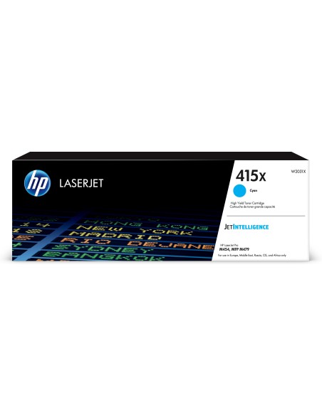 HP 415X High Yield Cyan Original LaserJet Toner Cartridge