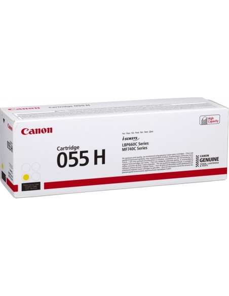 Canon 055H toner cartridge 1 pc(s) Original Yellow