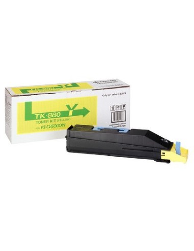 KYOCERA TK-880Y toner cartridge 1 pc(s) Original Yellow