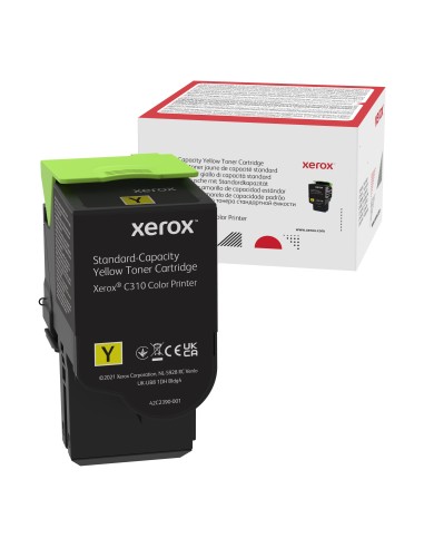 Xerox Genuine ® C310 Color Printer C315 Color Multifunction Printer Yellow Standard capacity Toner Cartridge (2000 Pages) -